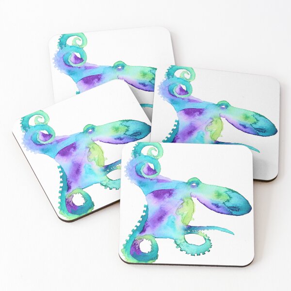 Item preview, Watercolour Octopus designed and sold by MersiniK.