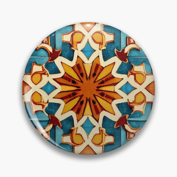 Artikelvorschau, Ancient Impressionist Detailed Moroccan Pattern Digital Painting entworfen und verkauft von CodeAndColors.