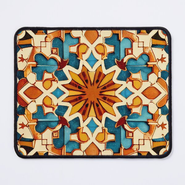 Artikelvorschau, Ancient Impressionist Detailed Moroccan Pattern Digital Painting entworfen und verkauft von CodeAndColors.