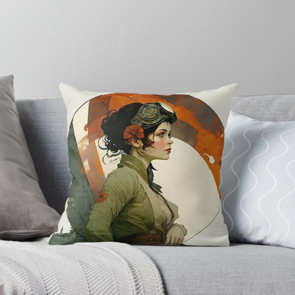 Item preview, Chica piloto pin-up designed and sold by AiCollection.