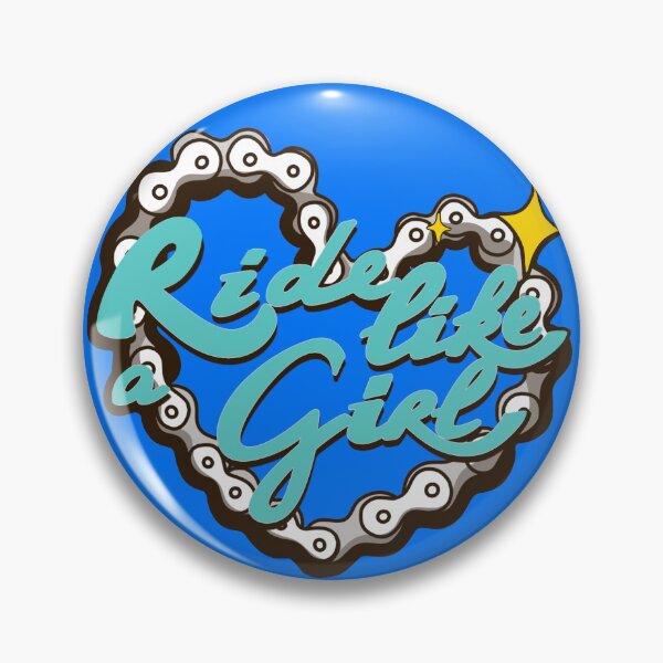Item preview, Mint Ride like a girl on blue designed and sold by Itsdomd.