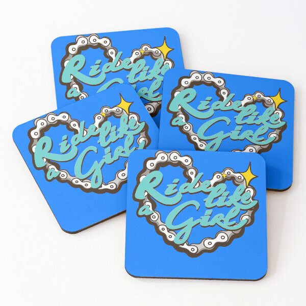 Item preview, Mint Ride like a girl on blue designed and sold by Itsdomd.