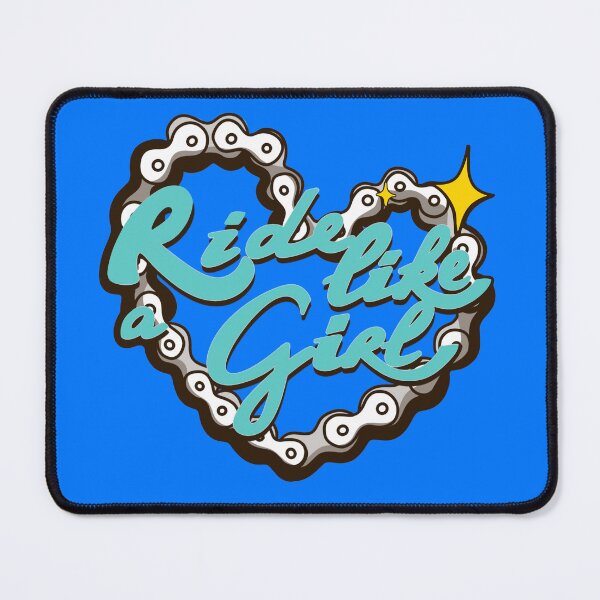 Item preview, Mint Ride like a girl on blue designed and sold by Itsdomd.