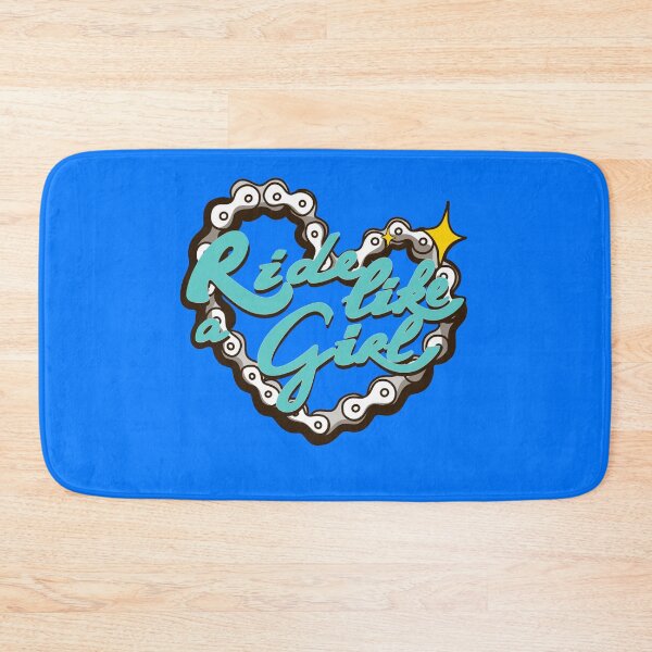 Item preview, Mint Ride like a girl on blue designed and sold by Itsdomd.