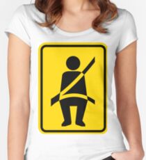 shirt with seat belt on it