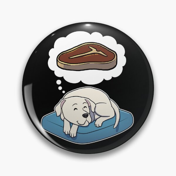 Item preview, Dogo Argentino dreaming about Steak designed and sold by DoggieDelights.