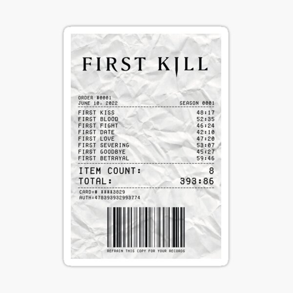 First Kiss, First Kill S1