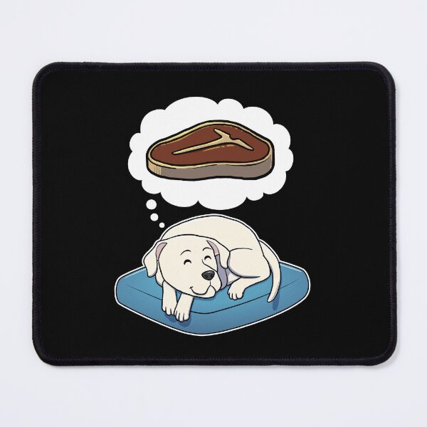 Item preview, Dogo Argentino dreaming about Steak designed and sold by DoggieDelights.