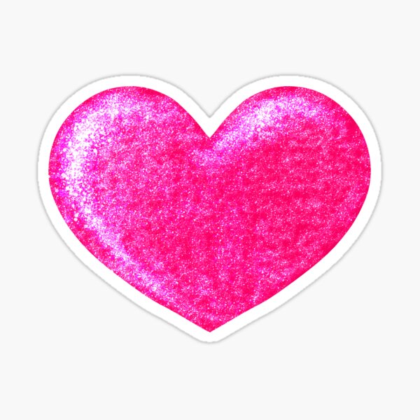 HAMBLY: Micro Pink and Red Hearts glitter stickers – Sticker Stash Outlet