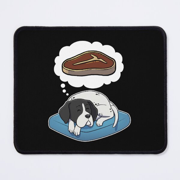 Item preview, English Pointer dreaming about Steak designed and sold by DoggieDelights.