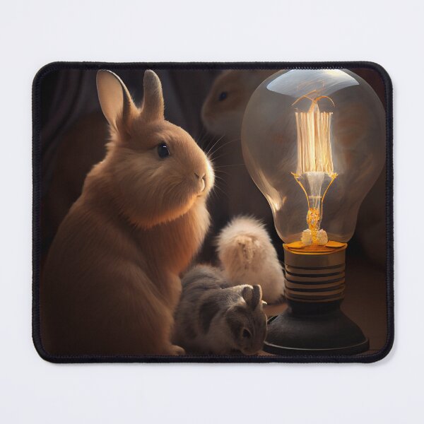 Item preview, Spectacle of Furry and bulbs Digital Painting designed and sold by CodeAndColors.