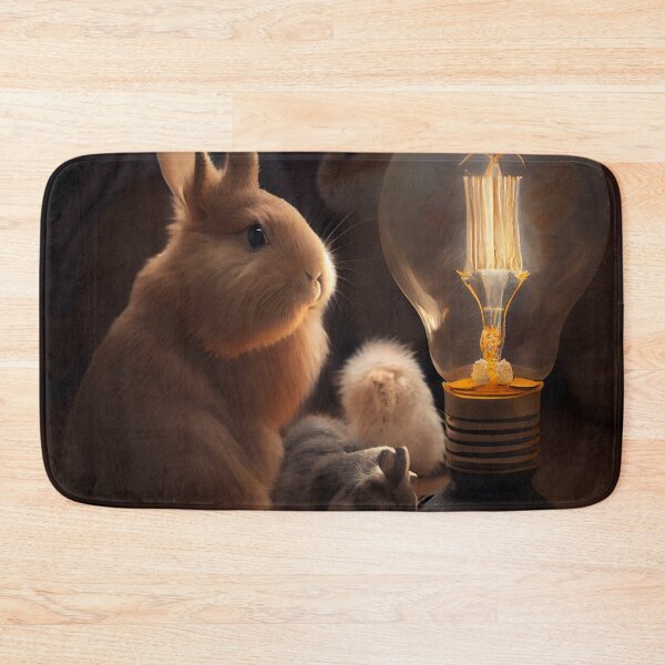 Item preview, Spectacle of Furry and bulbs Digital Painting designed and sold by CodeAndColors.