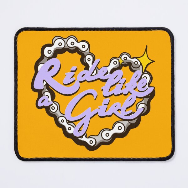 Item preview, Lilac Ride like a girl on orange designed and sold by Itsdomd.