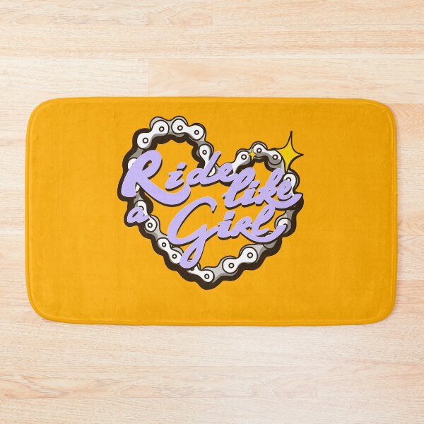 Item preview, Lilac Ride like a girl on orange designed and sold by Itsdomd.