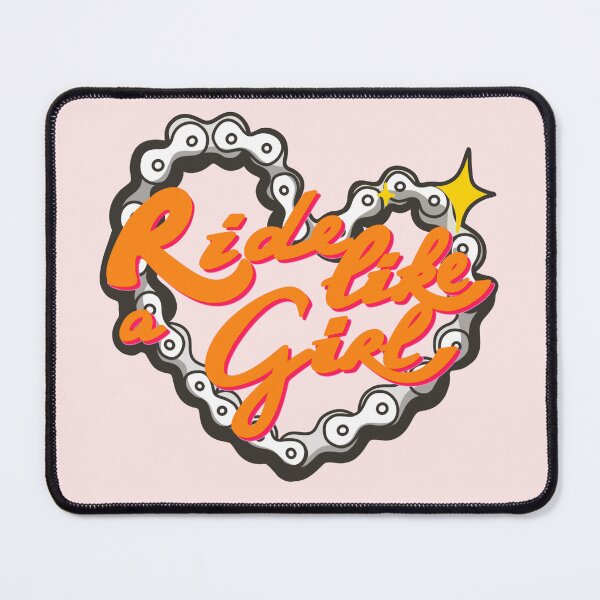 Item preview, Orange Ride like a girl on pink designed and sold by Itsdomd.