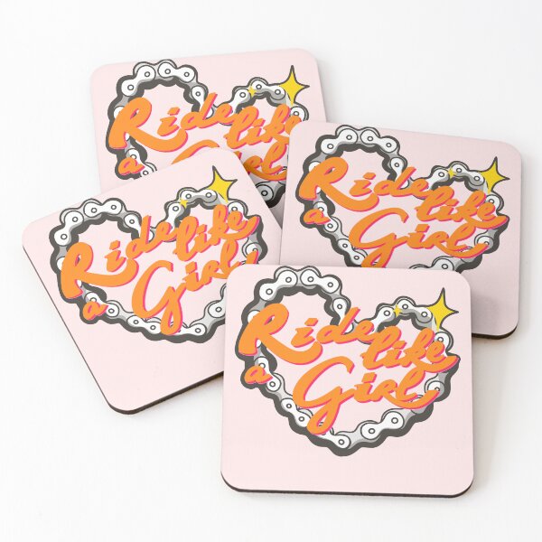 Item preview, Orange Ride like a girl on pink designed and sold by Itsdomd.