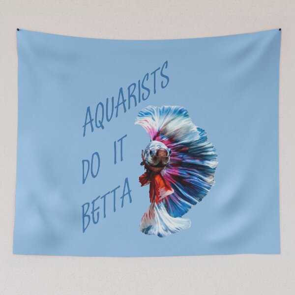 Item preview, Aquarists Do It Betta Word Play Pun designed and sold by taiche.