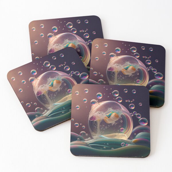 Item preview, Bubbling Up Digital Painting designed and sold by CodeAndColors.