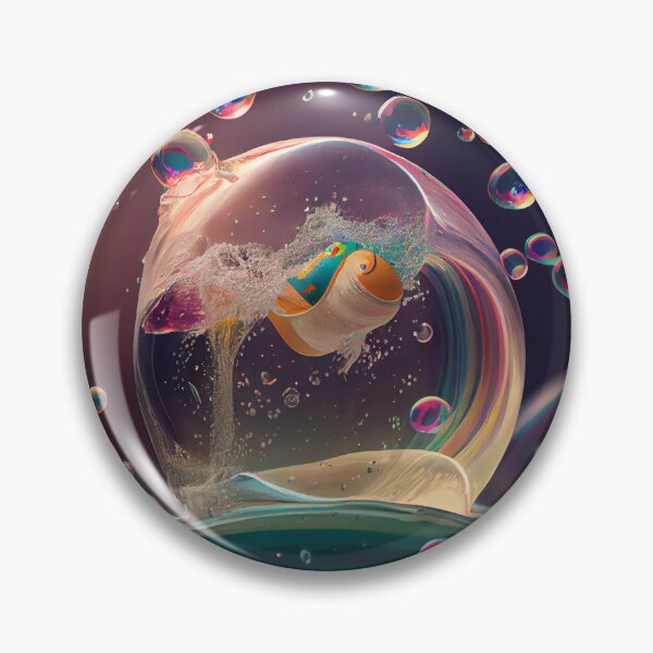 Item preview, Bubbling Up Digital Painting designed and sold by CodeAndColors.