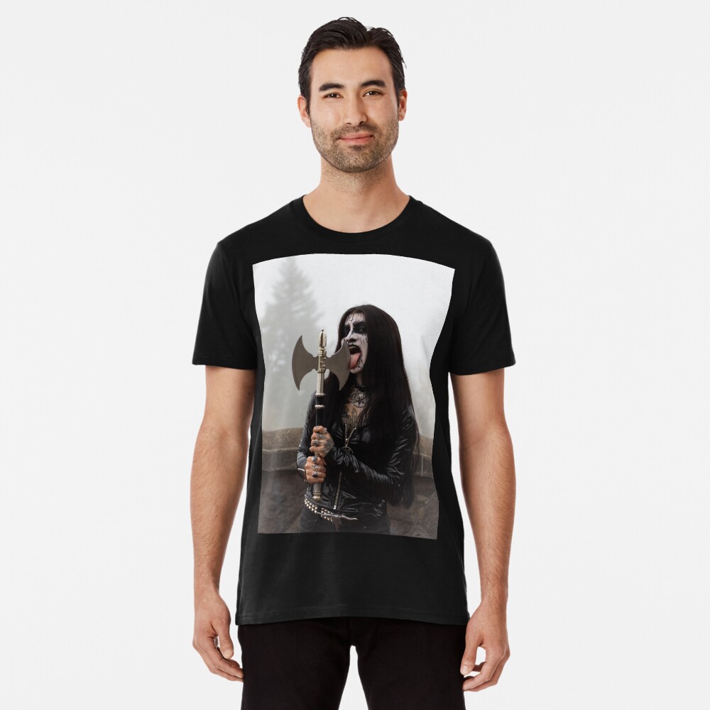 Metal Axe - Black Metal Corpse Paint | Essential T-Shirt