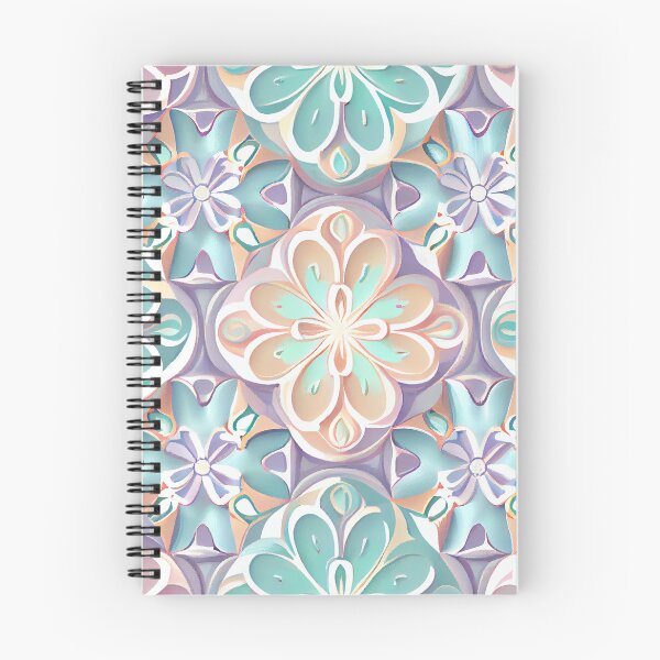 Item preview, Pastel Delicate New Mediterranean Pattern Digital Painting designed and sold by CodeAndColors.