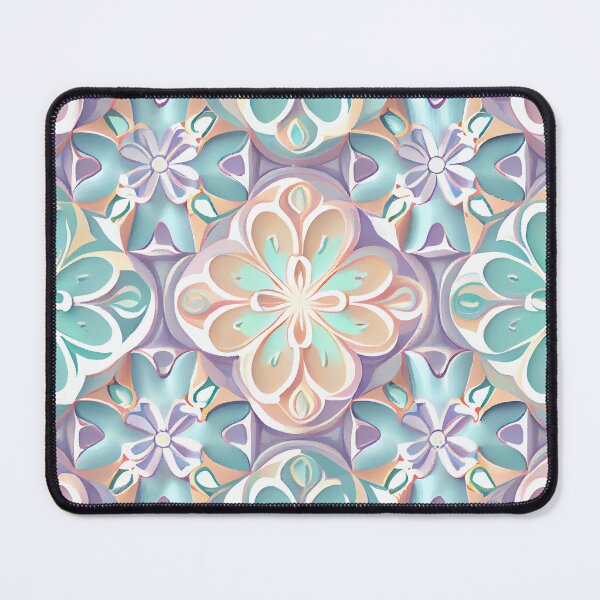 Item preview, Pastel Delicate New Mediterranean Pattern Digital Painting designed and sold by CodeAndColors.