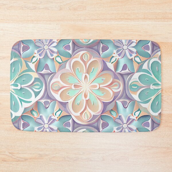 Item preview, Pastel Delicate New Mediterranean Pattern Digital Painting designed and sold by CodeAndColors.