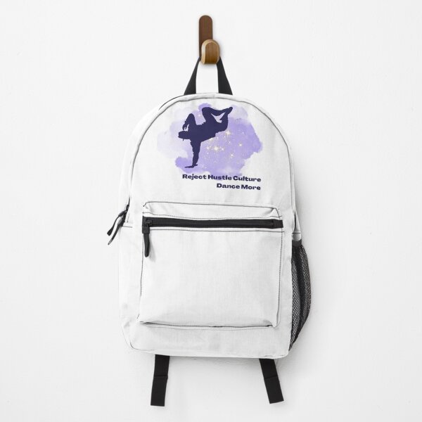 Item preview, Reject Hustle Culture - Dance More (Purple/Male Silhouette) designed and sold by T-WoodCreations.