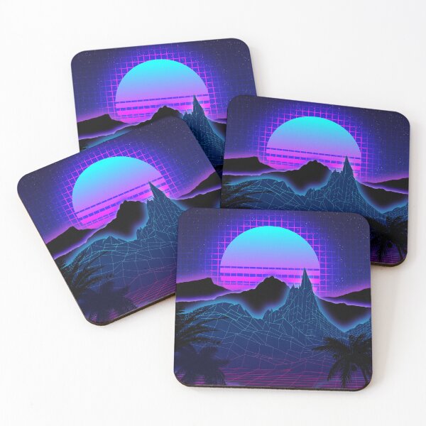 Item preview, Aesthetic Sunset Outrun Synthwave designed and sold by Ilhamqrov.