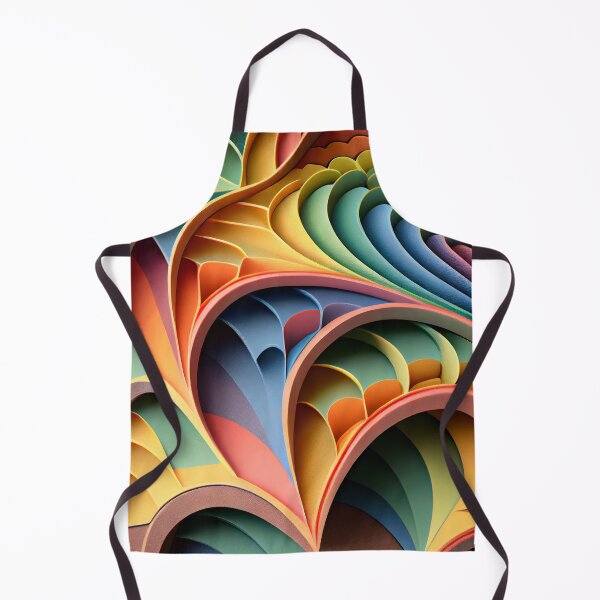 Aperçu de l'œuvre Clay Rainbow Delicate Transitional Pattern Digital Painting créée et vendue par CodeAndColors.