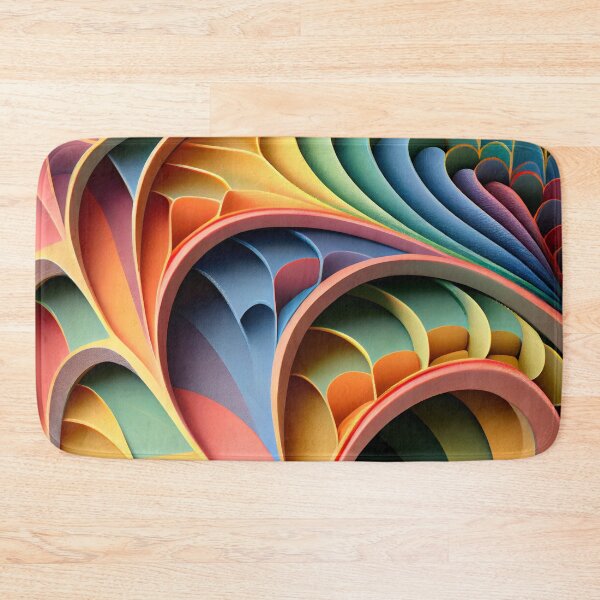 Item preview, Clay Rainbow Delicate Transitional Pattern Digital Painting designed and sold by CodeAndColors.