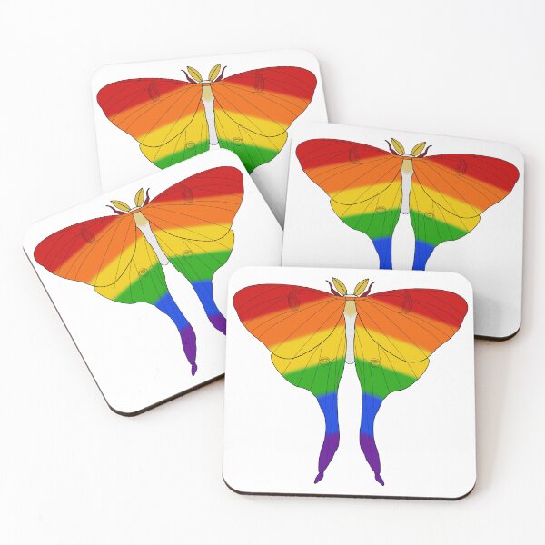 Item preview, Gay Pride Moth designed and sold by NinjArt-NinJosh.