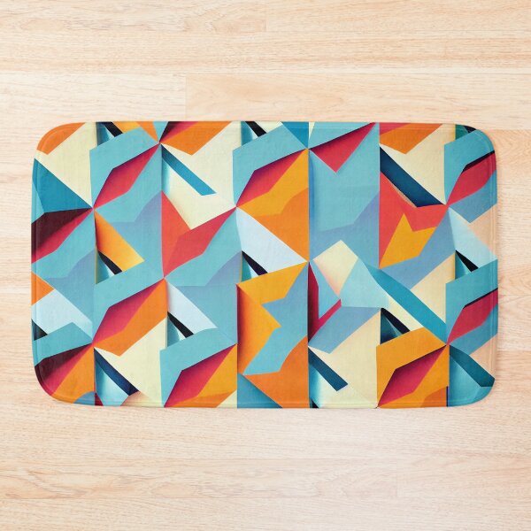 Item preview, Angular Enchanted Minimalist Pattern Digital Painting designed and sold by CodeAndColors.