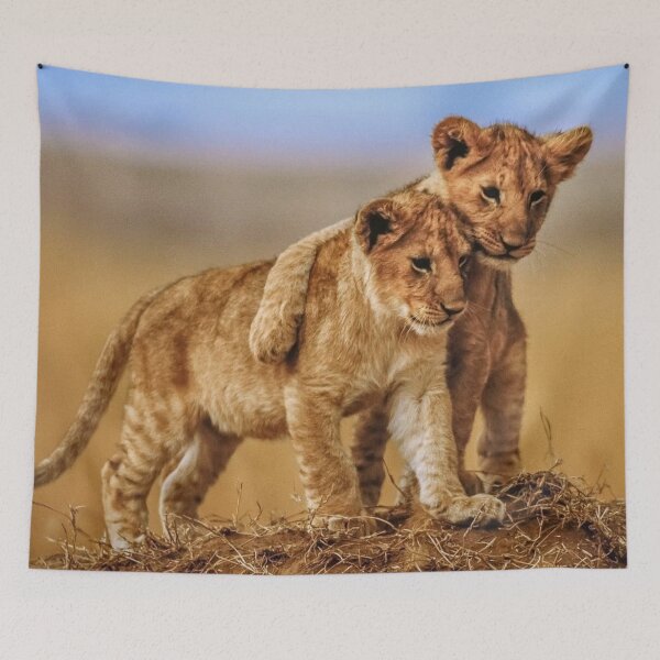 Item preview, Brotherly Love Lion Cubs designed and sold by kris-money.