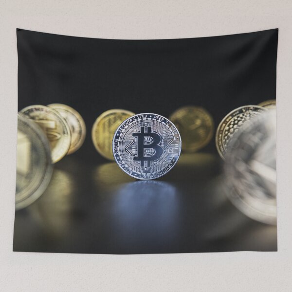 Item preview, Bitcoin silver coin photo designed and sold by salarkoshop.
