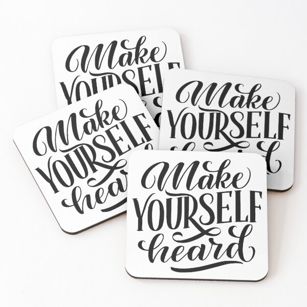 Item preview, Make Yourself Heard (black) designed and sold by Daluyong.