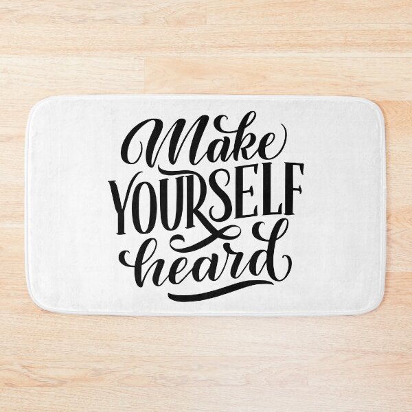 Item preview, Make Yourself Heard (black) designed and sold by Daluyong.