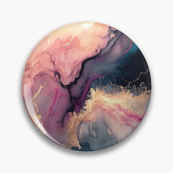Item preview, Eton Mess - Abstract Alcohol Ink Resin Art designed and sold by inkvestor.