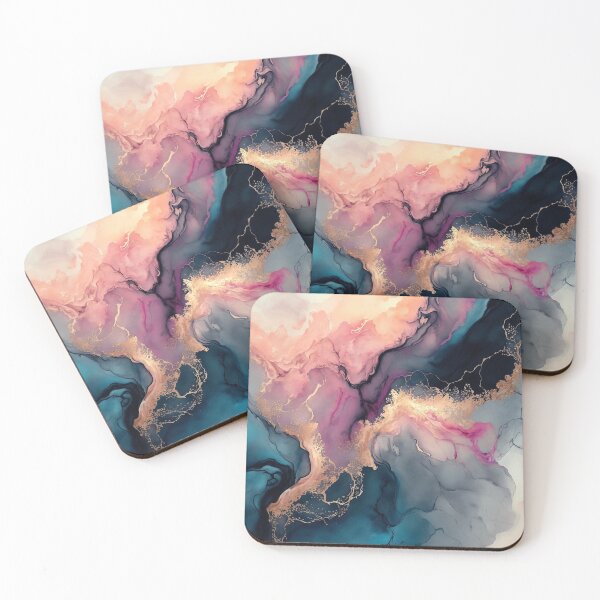 Item preview, Eton Mess - Abstract Alcohol Ink Resin Art designed and sold by inkvestor.