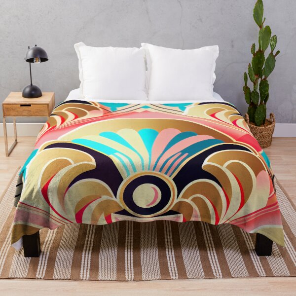 Item preview, Kawaii Art Deco Pattern Digital Painting designed and sold by CodeAndColors.