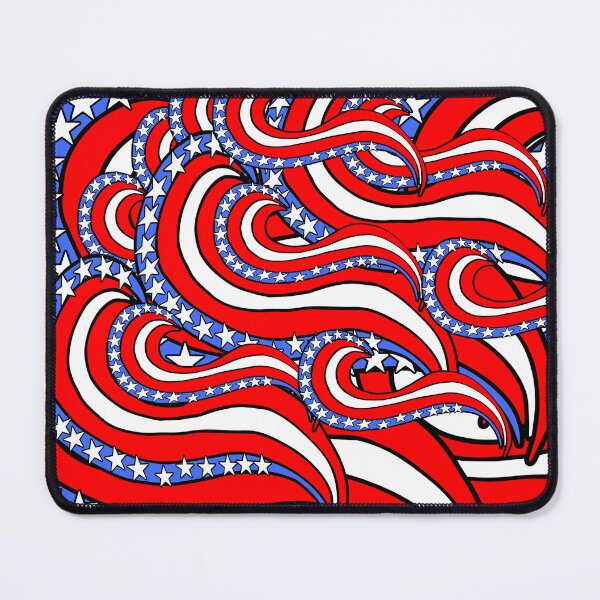 Item preview, Patriotic American Flag Red White and Blue Pattern designed and sold by funnytshirtemp.