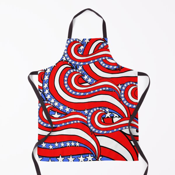 Item preview, Patriotic American Flag Red White and Blue Pattern designed and sold by funnytshirtemp.