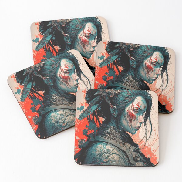 Item preview, Brave Asian warrior princess digital print masterpiece designed and sold by RobotBeardShop.