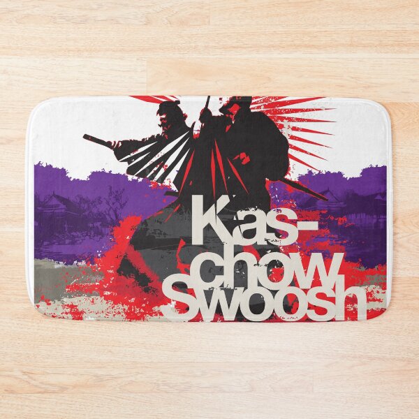 Item preview, Kas-chow Swoosh | Samurai Fighting | Japanese Graphic Art designed and sold by skewdart.