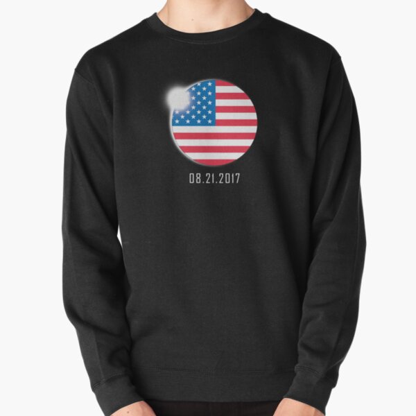 Item preview, Total Solar Eclipse August 21 2017 USA American Flag  designed and sold by BUBLTEES.