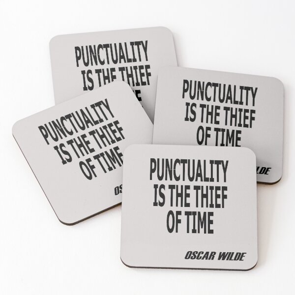 Item preview, Punctuality is the thief of time designed and sold by soia63.