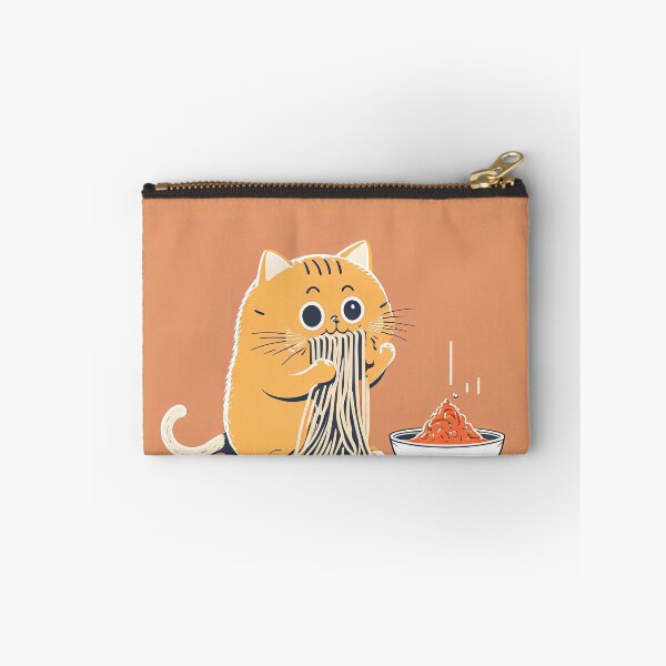 Aperçu de l'œuvre chat qui mange des spaghettis créée et vendue par Chillapy.