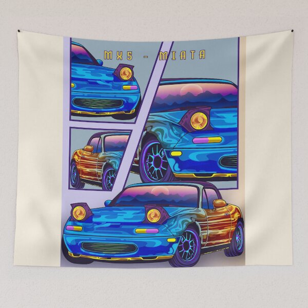 Item preview, MX5 Miata Car Retro designed and sold by Ilhamqrov.