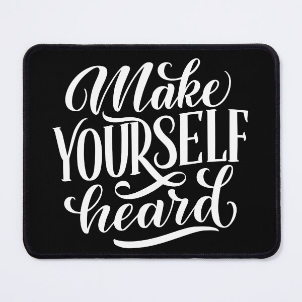 Item preview, Make Yourself Heard (white) designed and sold by Daluyong.