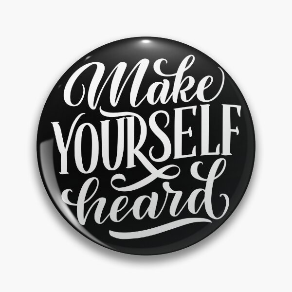 Item preview, Make Yourself Heard (white) designed and sold by Daluyong.